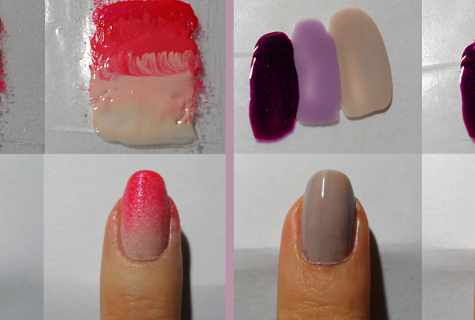 How to make manicure to ombra
